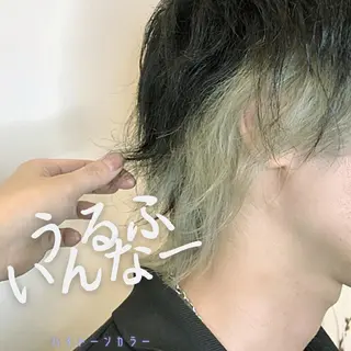 ショート カラー メンズ MATSURI BASE.AWAJIのヘアスタイル