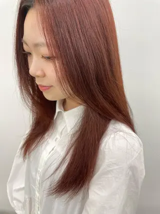 ロング カラー sica所属・スタイル撮影 モデル募集momoのヘアスタイル