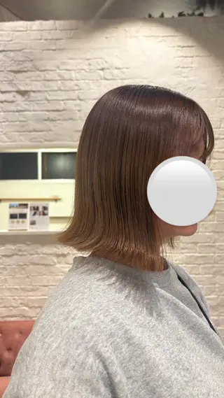 ミディアム RUDDER 中山のヘアスタイル