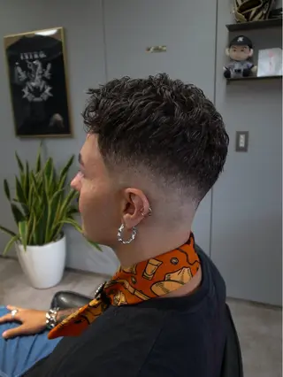 ショート パーマ メンズ INTRO SHIBUYA by Fi-Ne所属・💈メンズフェード 特化DAIYA💈の眉毛・アイブロウイメージ