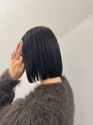 ミディアム カラー 透明感カラー/ハイト ーン/メイク/umiのヘアスタイル