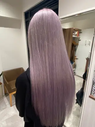 ロング カラー 山田 悠朱里のヘアスタイル