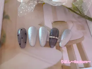 ミディアム りぼん Re:Bonrのネイルデザイン