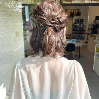 ショート ヘアアレンジ kyoka .のヘアスタイル