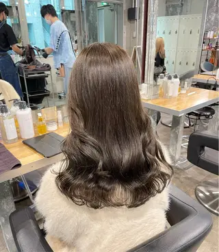 ロング カラー 赤み消しカラー 🍀JUNKIのヘアスタイル