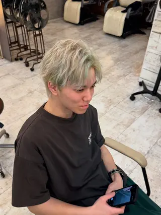 カラー メンズ Plaatje　古淵店所属・𓂃plaatje koharu🫧🎀のヘアスタイル