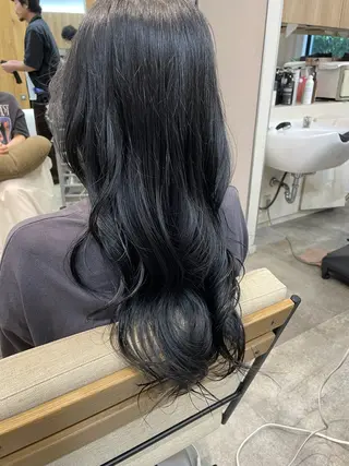 ロング カラー 杉崎 朝佳のヘアスタイル