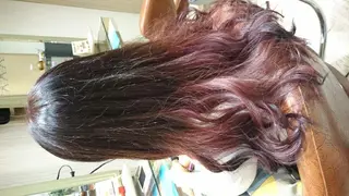 ミディアム セミロング ロング カラー ヘアアレンジ 嶋田 ゆきのヘアスタイル