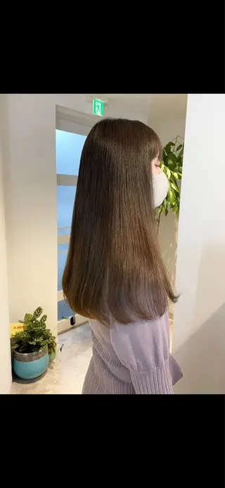 ロング カラー hayaka todaのヘアスタイル