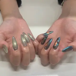 ネイル Yuna🫧/所沢 /ワンホンネイルのネイルデザイン