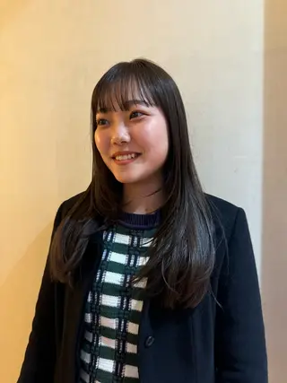 ロング 薮 夏帆のヘアスタイル