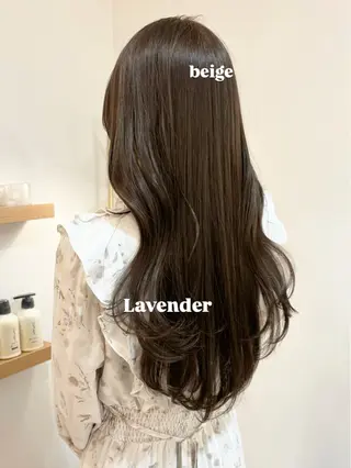 ロング 似合わせ/透明感 /レイヤー/りほ🤍のヘアスタイル