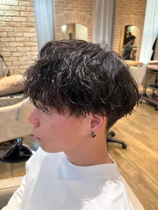 パーマ メンズ ACRO 梅田所属・デジパ🌀モデル様 募集中❗️うちまのヘアスタイル