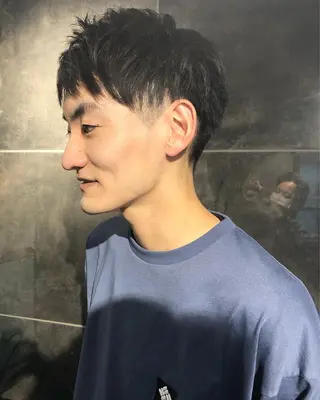 ヘアアレンジ メンズ ainico+所属・メンズ特化✂️栗原 侑也のヘアスタイル