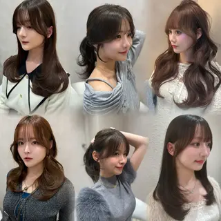 ロング 韓国ヘア/レイヤー/ 前髪/髪質改善/石川のヘアスタイル