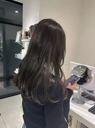 ロング カラー りおな/エクステ /ミルクティーカラーのヘアスタイル