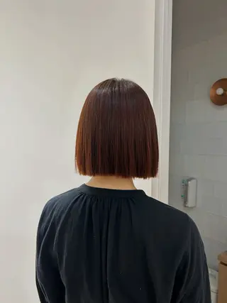 ショート カラー Nanami🧸🤍 ワンカラーモデル募集のヘアスタイル