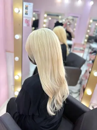 ロング カラー 甘ふわgirly🎀 ハイトーン🤍Ramのヘアスタイル