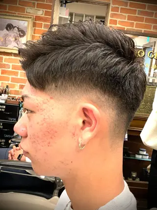 ショート HIRO銀座　バーバーショップ大宮所属・ヒロ銀座 林のヘアスタイル