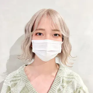 ショート カラー 🤍髪質改善➕透明感 カラー🤍川上葵のヘアスタイル