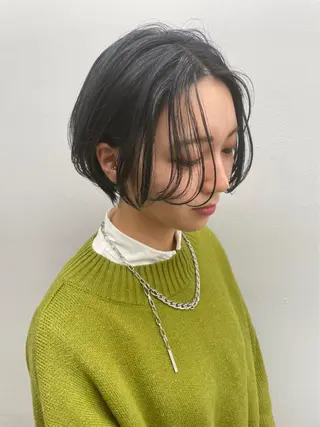 ショート 京都レイヤーカット/ 縮毛矯正/羽柴りくのヘアスタイル