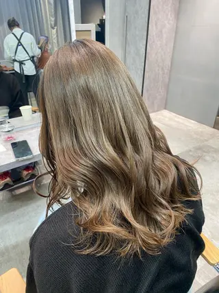 ミディアム カラー 田島 泰雅のヘアスタイル