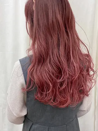 ロング Trip 大名🌟 ブリーチなしカラーのヘアスタイル