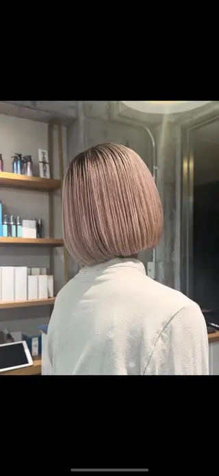 ミディアム カラー 🩷銀座/縮毛矯正 特化サロン🪞みことのヘアスタイル