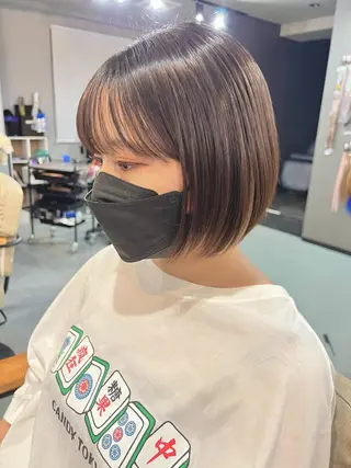 ショート 【髪質再整&黄砂除去 カラー】⚜️ぐっちのヘアスタイル