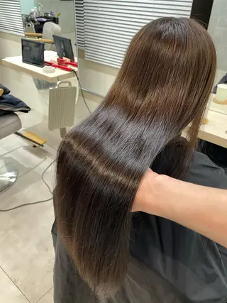 ロング 安田 蓮のヘアスタイル