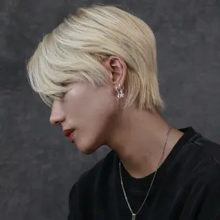 ミディアム メンズ RACCOON.TOKYO 渋谷店所属・メンズカット特化🐺 ウルフ[店長]置塩祥のヘアスタイル