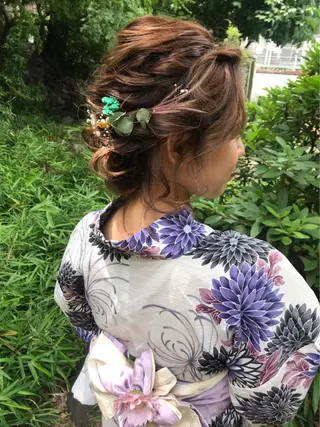 ヘアアレンジ 💙あかみね 💙（mine）のヘアスタイル