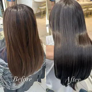 よねけん/美髪/艶髪 𝗰𝗼𝗹𝗼𝗿のヘアスタイル