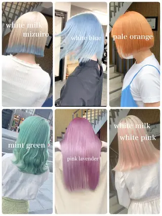 ミディアム カラー Selenehair 三条本店のヘアスタイル