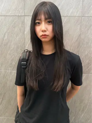 カラー 透明感カラー/ yua🍃のヘアスタイル