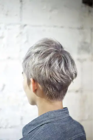 カラー メンズ 【韓国レイヤー特化 ハッシュカット】のヘアスタイル