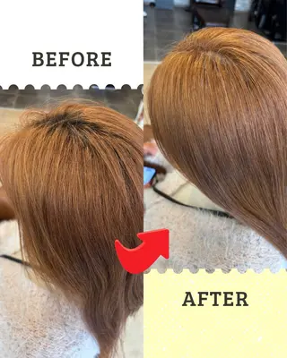 カラー Cuthie所属・沖本 あやののヘアスタイル