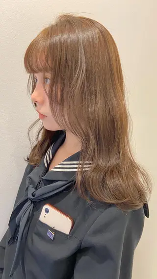 ロング カラー ヘアアレンジ ネイル レイヤーカット指名 No.1💖マユカのヘアスタイル