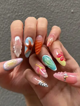 ネイル Dark honey スカルプ専門原宿店のネイルデザイン