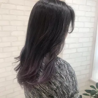 セミロング カラー abilita AZUSAのヘアスタイル