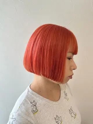 ショート 美容室FaB千葉店所属・千葉ハイトーンカラー KASUMIのヘアスタイル