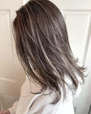 ミディアム カラー ヘアアレンジ WATARU🔥／ 外国人風ハイライトのヘアスタイル