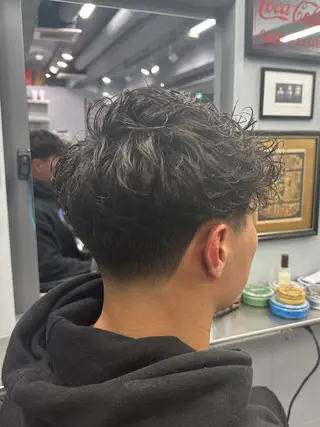 メンズ I-CON  #blue MEN'S所属・池袋/カラー/パーマ NATSUのヘアスタイル