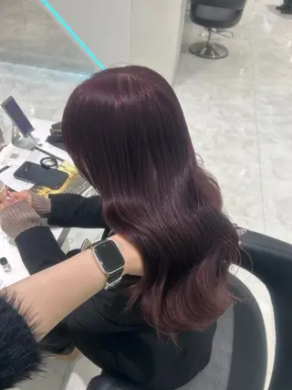 ロング カラー 💗ブリーチなし暖色 kotono💗のヘアスタイル