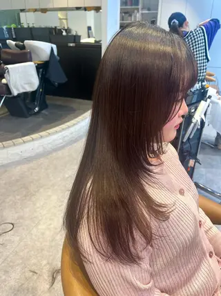 ロング うしだ かおるのヘアスタイル