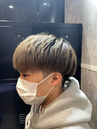 ショート カラー パーマ メンズ 🔥メンズ超特化🔥 青木海斗のヘアスタイル