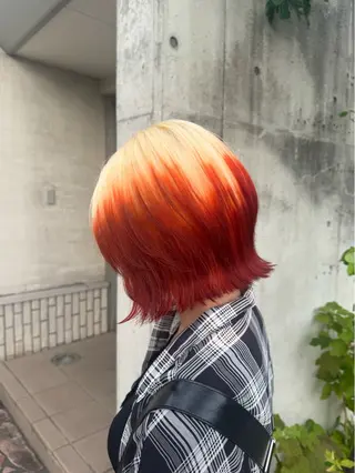 セミロング カラー 小島 海斗のヘアスタイル