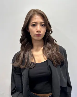 ロング コテ巻き風パーマ🫧 韓国パーマ反町海大のヘアスタイル