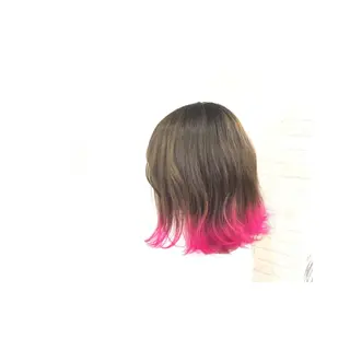 ミディアム カラー 💓シールエクステ ルミエールのヘアスタイル