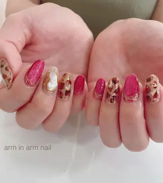 ネイル arm in arm ︎✿Yamamotoのマツエク・マツパデザイン